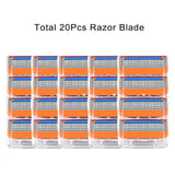 20PCS/BOX Men Razor Blades 5 Layer