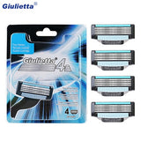 4pcs/lot Shaver Razor Blades Cassette Shaving Blade for Men